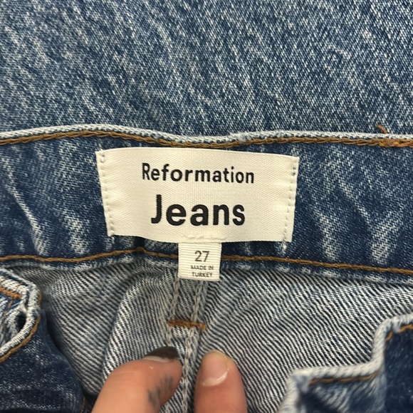 Reformation Val 90s Mid Rise Straight Jeans - Picture 8 of 8